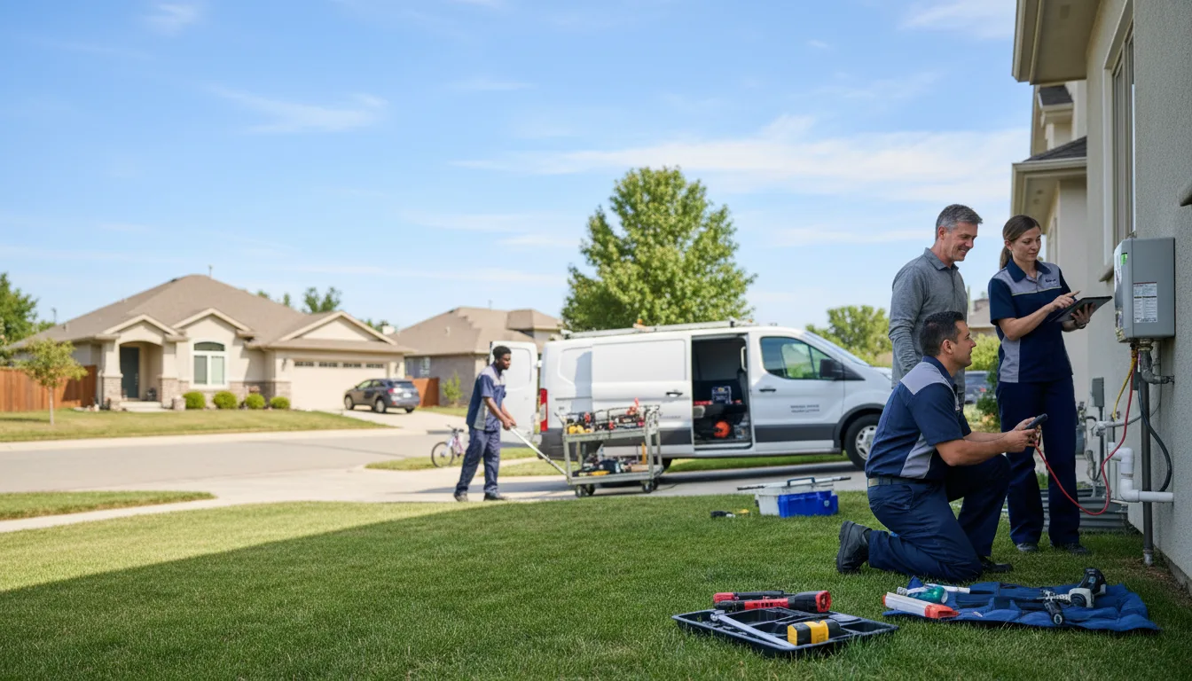 Tankless water heater service in Freeport, PA